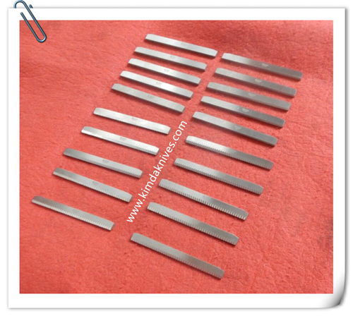 Serrated Machine Knives-Zigzag Package Blades