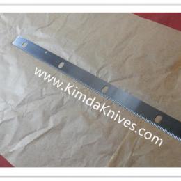 Serrated Machine Knives Teeth Package Industry Cutting Blades