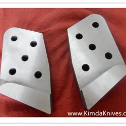 Metal Machine Knives Olecranon Shaped Cutting Blade